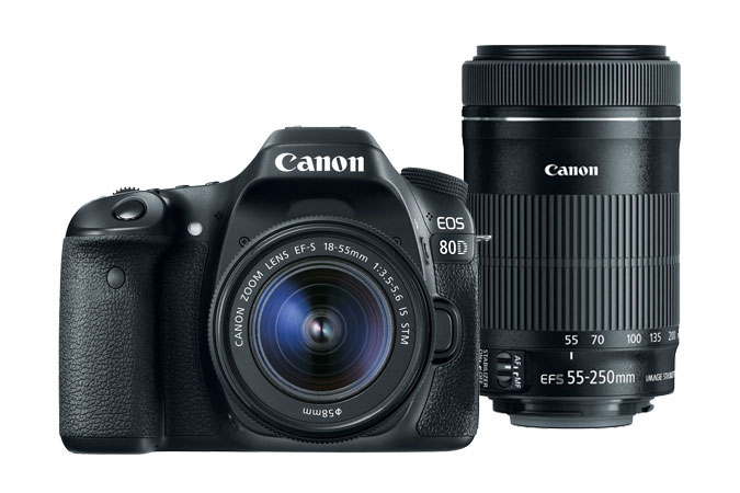 Deal: Canon EOS 80D with EF-S 18-55mm & EF-S 55-250mm IS STM - $630 ...