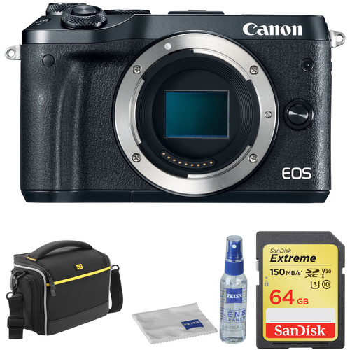 Black Friday Canon Canon EOS M6 Kit With Accessories $399